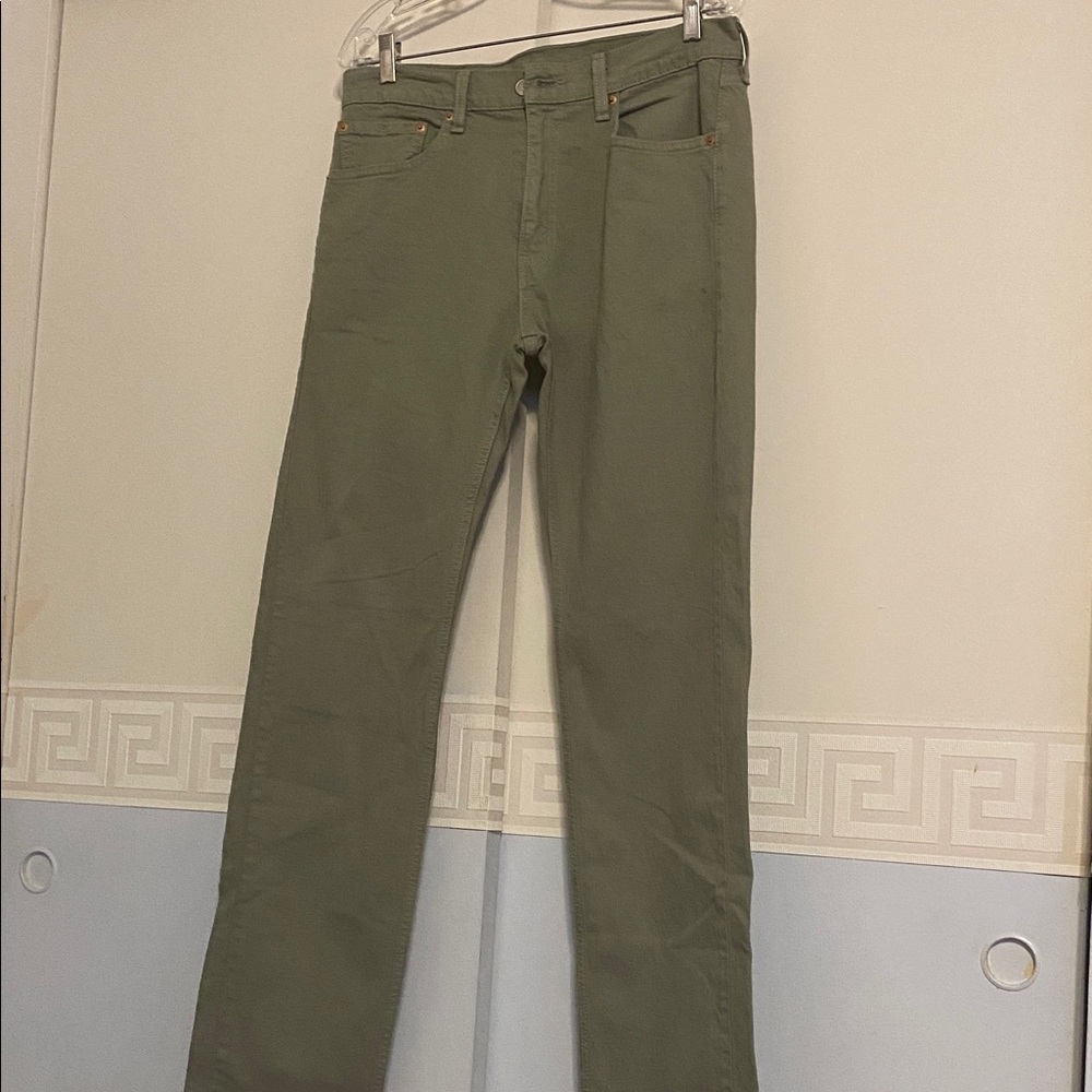 Levi's Men's Slim Fit Green Jeans